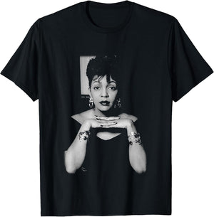 Singer Anita Baker B&W by Stephen Wright