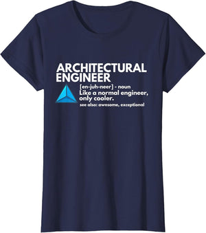 Architectural Engineer Definition Funny Engineering T Shirt
