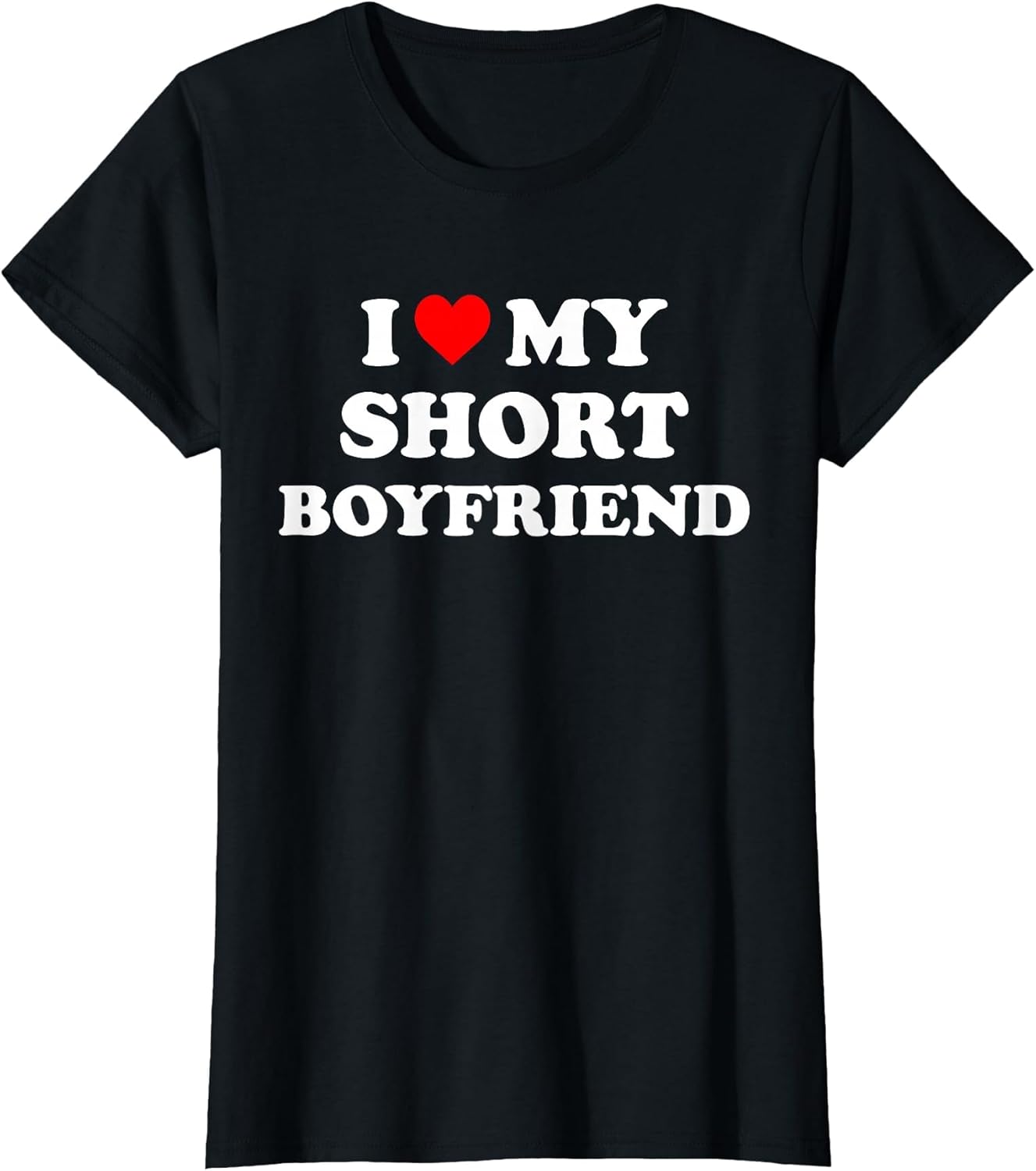 I Love My Short Boyfriend BF Heart