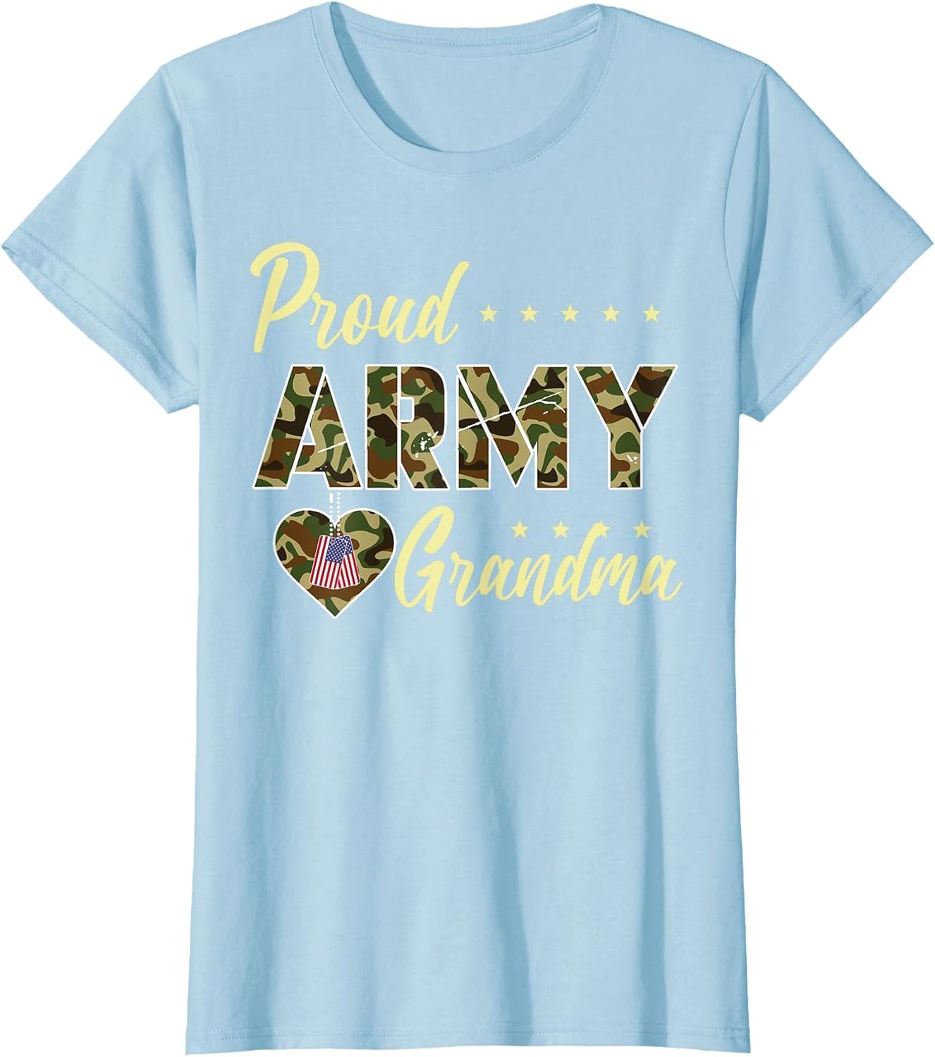Proud Army Grandma Camouflage Soldier Family Love Military