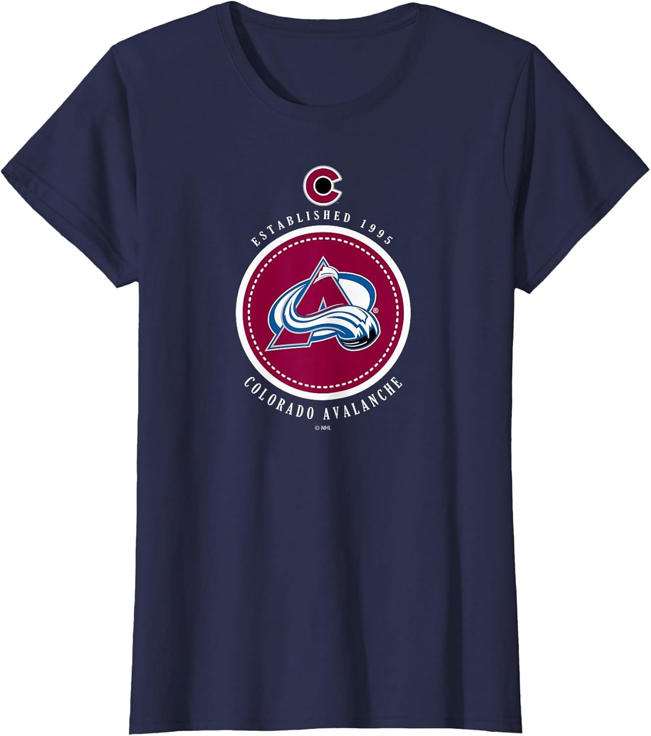 Colorado Avalanche Est 1995 Navy NHL Officially Licensed