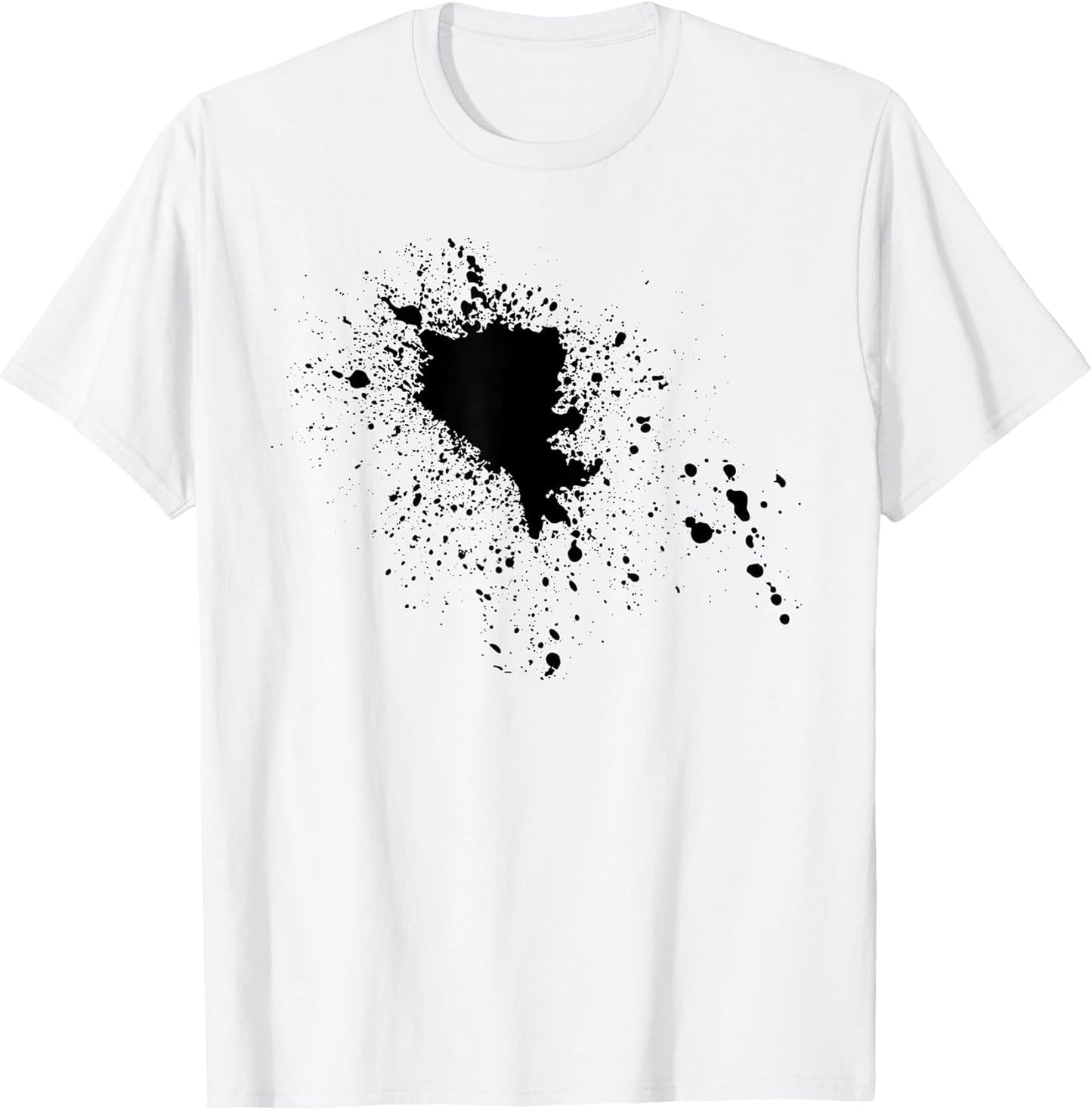 Cool Black Ink Splatter Paint Splat Splash