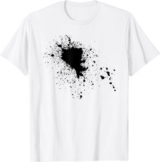 Cool Black Ink Splatter Paint Splat Splash