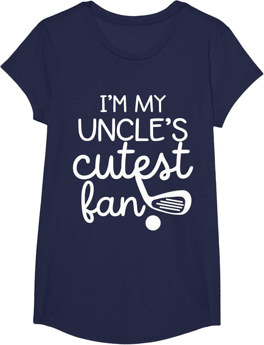 Im My Uncles #1 Cutest Golf Fan for Golfer Nephew or Niece