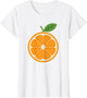 Cute Orange Slice Costume Healthy Fruit Minimal