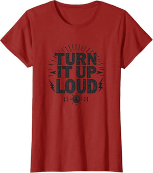 Turn It Up Loud Classic Rock Design