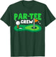 Par Crew Golfing Fun Spirit Golfer Sport Player Men