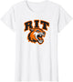 Rochester Institute of Technology RIT Tiger Stacked Logo