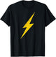 Yellow Lightning Bolt Electrical Storm Graphic Icon