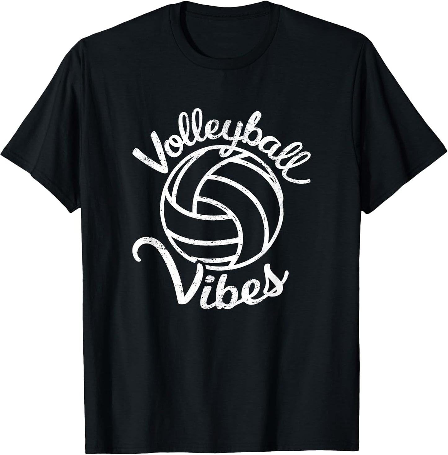 Volleyball Vibes Volleyball Enthusiast , Small, Black