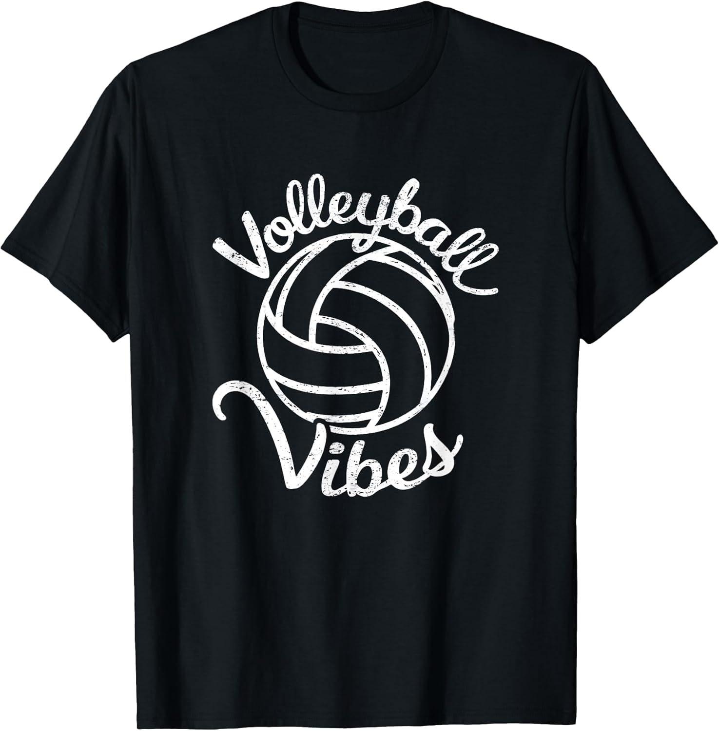 Volleyball Vibes Volleyball Enthusiast , Small, Black