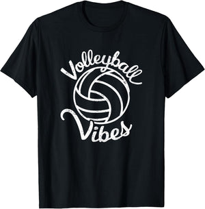 Volleyball Vibes Volleyball Enthusiast , Small, Black