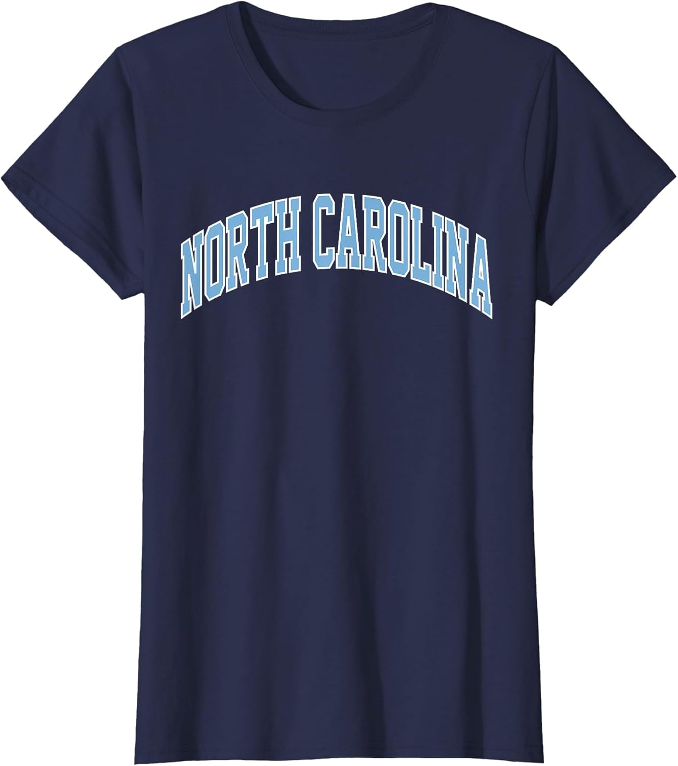 Retro North Carolina Blue Souvenir Simple North Carolina