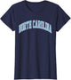 Retro North Carolina Blue Souvenir Simple North Carolina