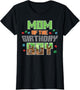 Mom of Birthday Boy Pixel Gaming Bday Party Women