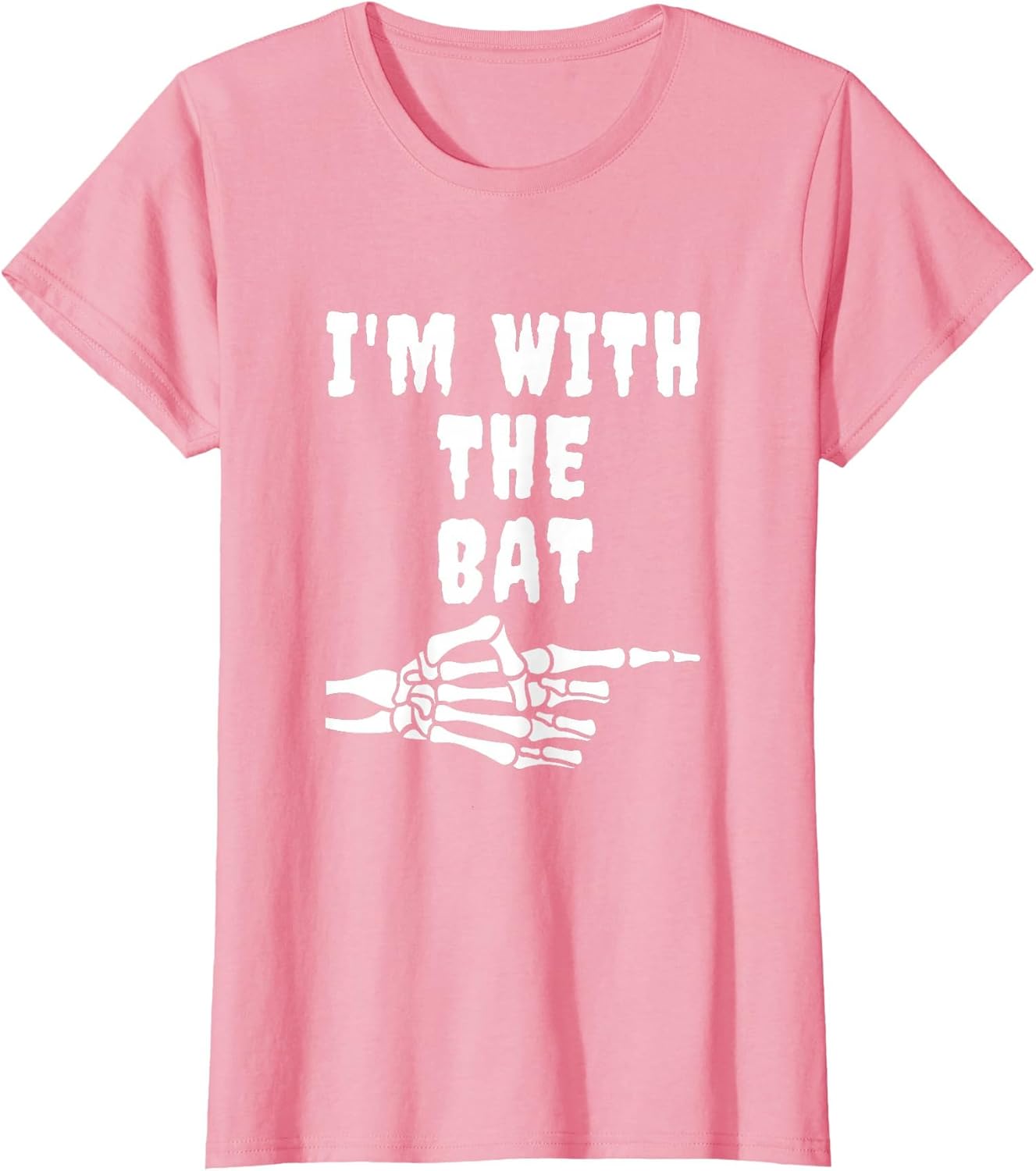 Halloween Shirt Funny Vintage I'm with The Bat