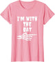 Halloween Shirt Funny Vintage I'm with The Bat