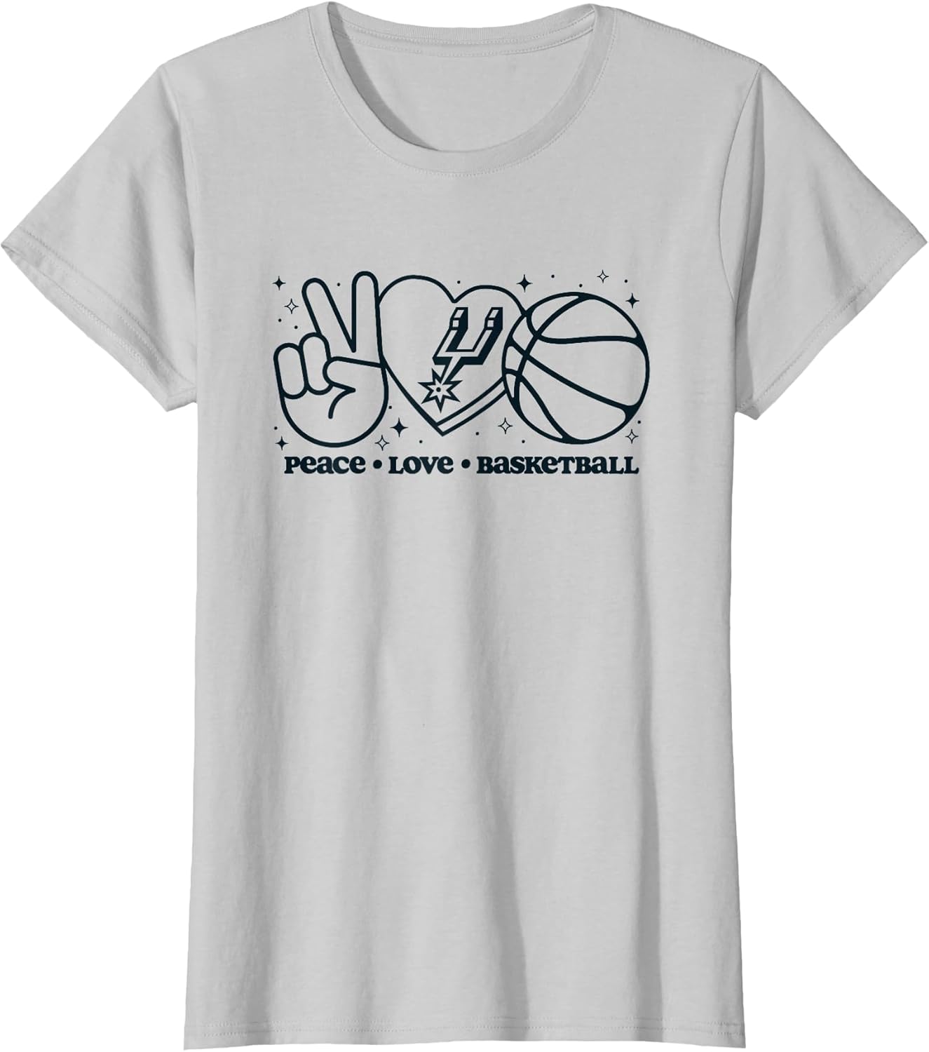 NBA San Antonio Spurs Peace Love Basketball