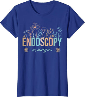Retro Wildflower Endoscopy Nurse Nursing Nurse Appreciation