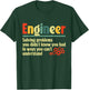 Funny Engineer Design Men Women Engineer Solving Problems