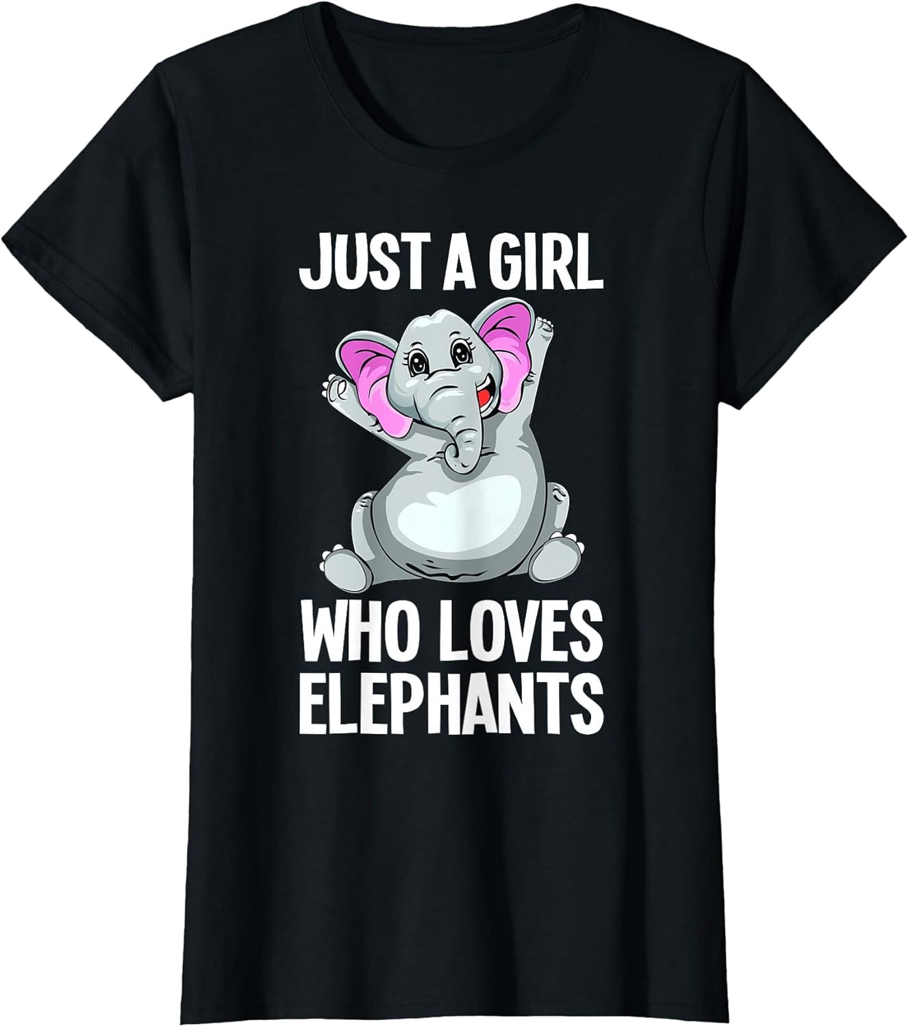 Funny Elephant Design for Girls Women Kids Elephant Lover