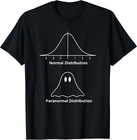 Normal Distribution Paranormal Distribution Math Humor