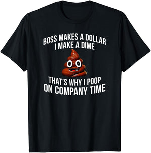 Funny Poop on Company Time Office