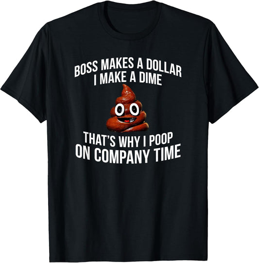 Funny Poop on Company Time Office