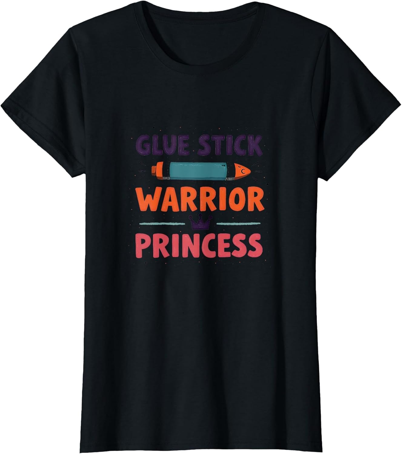 Glue Stick Warrior Princess Teacher Design