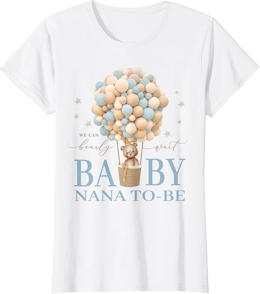 Nana We Can Bearly Wait Baby Shower Bear Family Matching