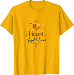 Heart of Gold Shines Inspirational Design