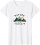 Nature Is My Therapy Hiking Adventure Design