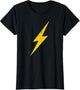Yellow Lightning Bolt Electrical Storm Graphic Icon