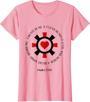 Psalm 51:10 Create in Me A Clean Heart Christian Bible Verse