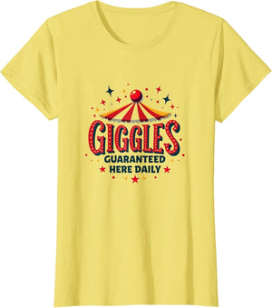 Giggles Guaranteed Here Daily Art The Clown Design
