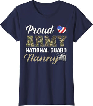 Retro Proud Army National Guard Nanny Military Pride Costume
