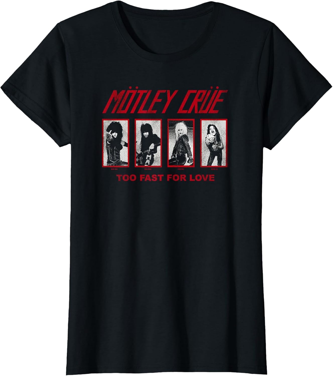 Mötley Crüe 81 Too Fast for Love Group Grid