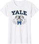 Yale University Bulldog Handsome Dan with Glasses and Bow
