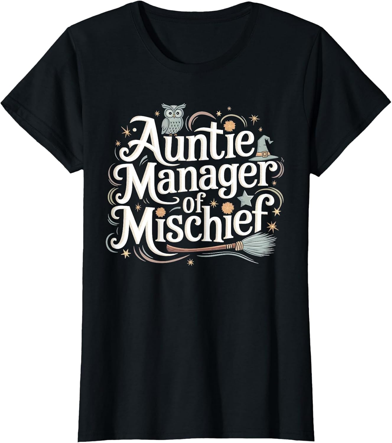 Funny Auntie Manager of Mischief Family Matching Best Aunt