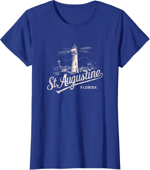 St Augustine Florida Lighthouse Vintage Artwork