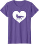 A Cute Purple or Pink Fox , Women, Purple Heather, X-Small