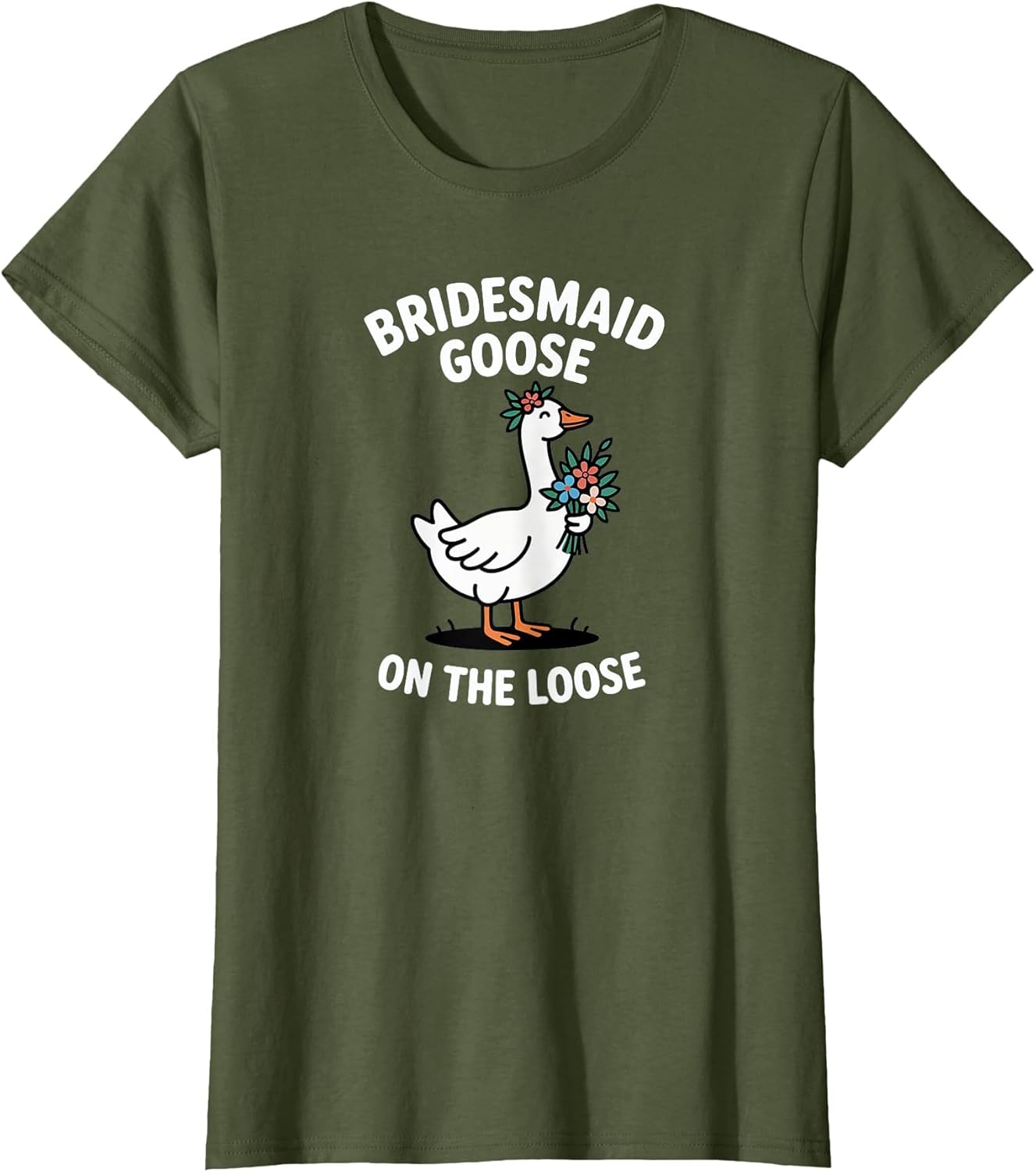 Funny Bridesmaid Goose On The Loose Bachelorette Bride Party