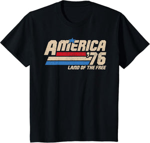 America 1776 Patriotic Vintage USA Flag Retro 4th of July