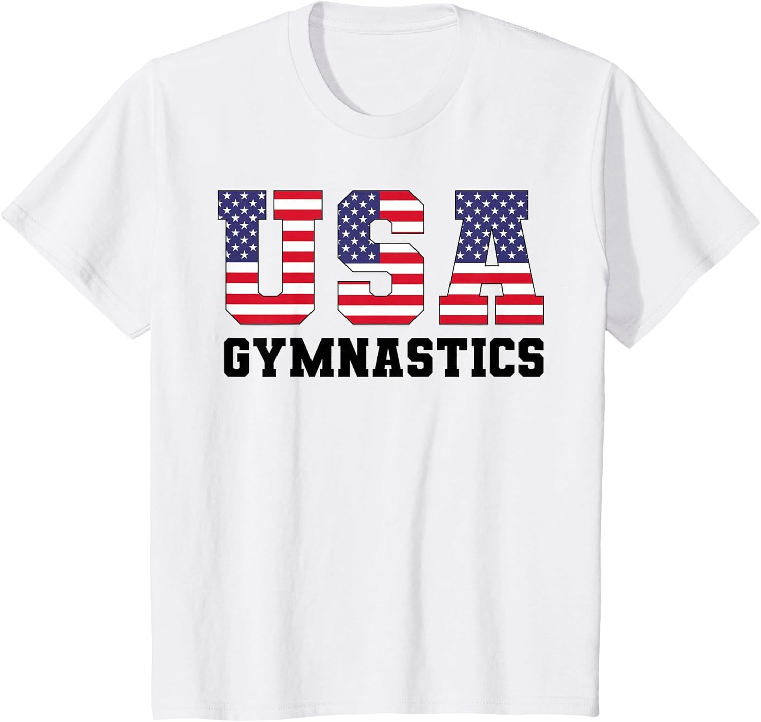 Gymnastics USA American Flag 4th of July Girls Boys