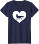 A Cute Purple or Pink Fox , Women, Navy Blue, Medium