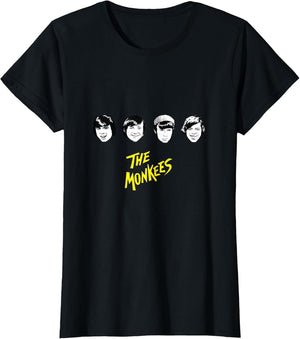 The Monkees B&W Faces