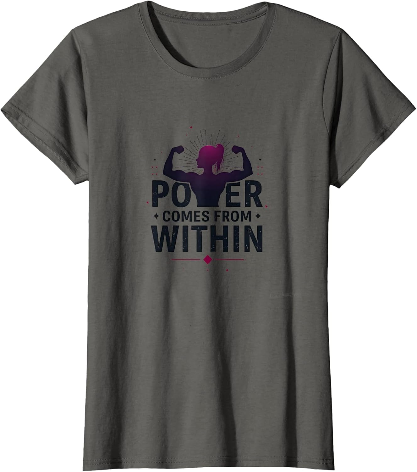 Power Comes From Within Gym Motivation Design