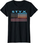 Vintage Sunset American Flag Styx, Texas