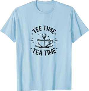 Time Tea Time Funny Golf Design