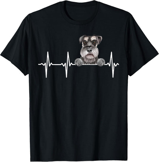 Funny Dog Heartbeat for Miniature Schnauzer Lovers
